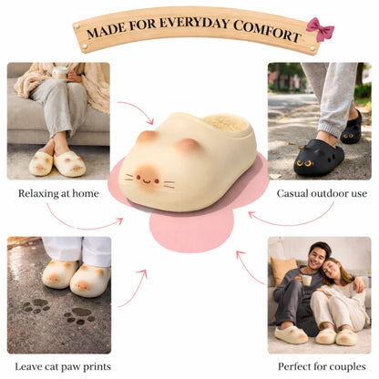 Women's Cute Cat Paw Platform Clogs - 2026 Summer EVA Thick