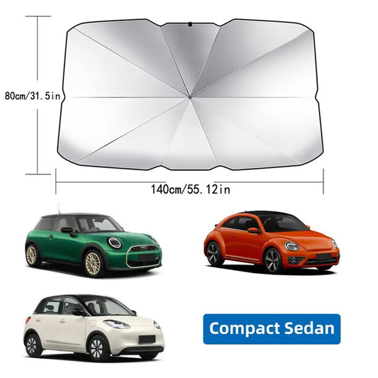 🔥Summer Flash Sale 50% OFF -🚗Universal Portable Car Windshield Sunshade
