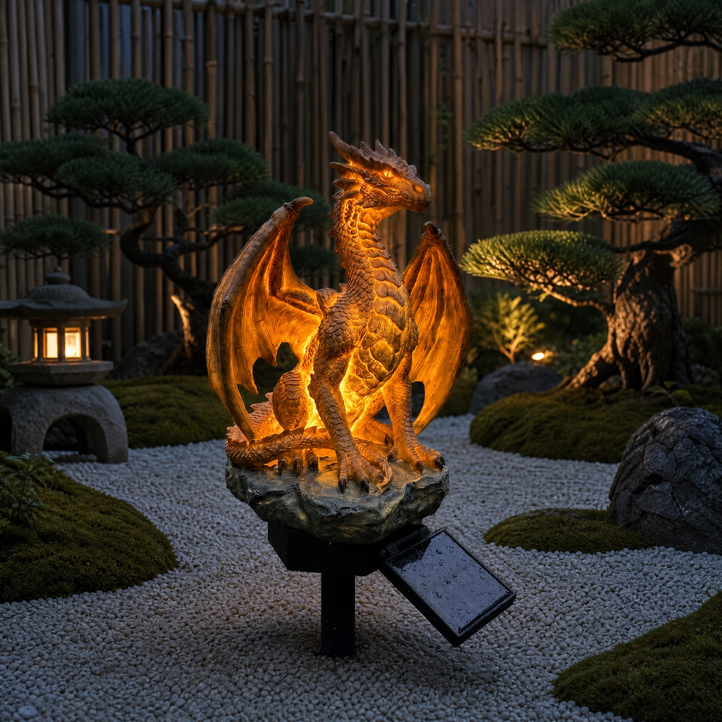 🦖Dragon Legacy Golden Ember Edition Solar Garden Light
