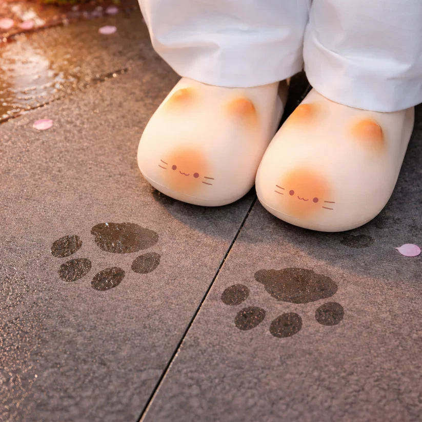Women's Cute Cat Paw Platform Clogs - 2026 Summer EVA Thick