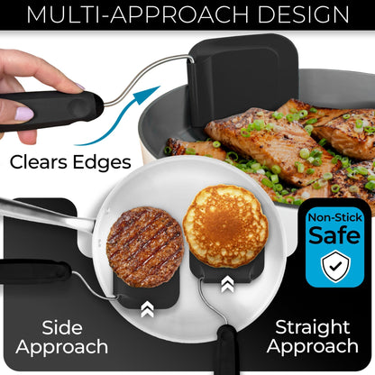 🔥Summer Flash Sale 50% OFF - Adjustable Angle Spatula – 2 PPSU Heads, Non-Toxic & PFAS-Free