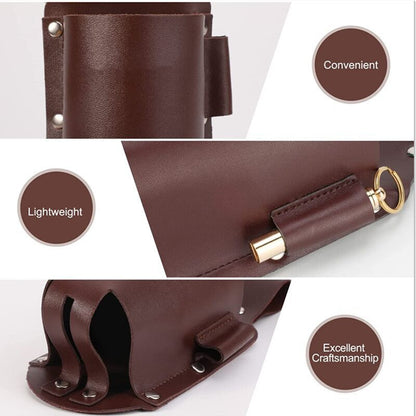 3 Pcs Waist-Mounted Leather Beer Holster