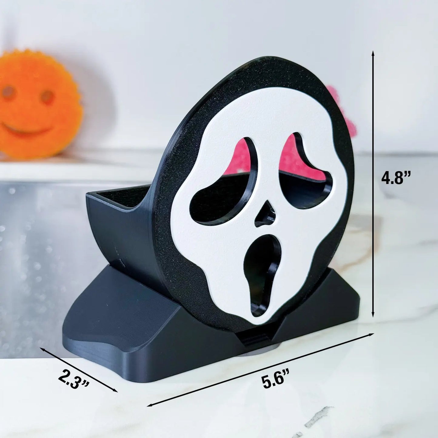 Ghostface Sponge Holder – Fits Scrub Daddy & Scrub Mommy