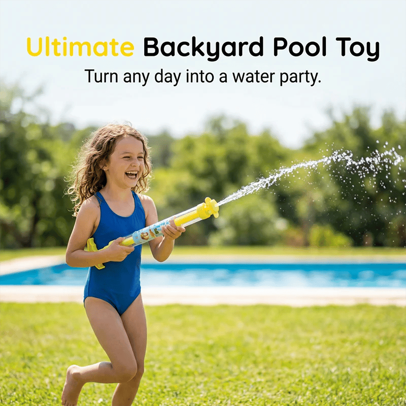 🌈 Bright rainbow LED water pistol | Summer fun that bursts into life as if by magic! ✨