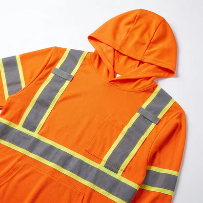🔥Hot Sale 49% off🌟High Visibility Hoodie Long Sleeve Safety Shirt,Available in Various Packs and Sizes
